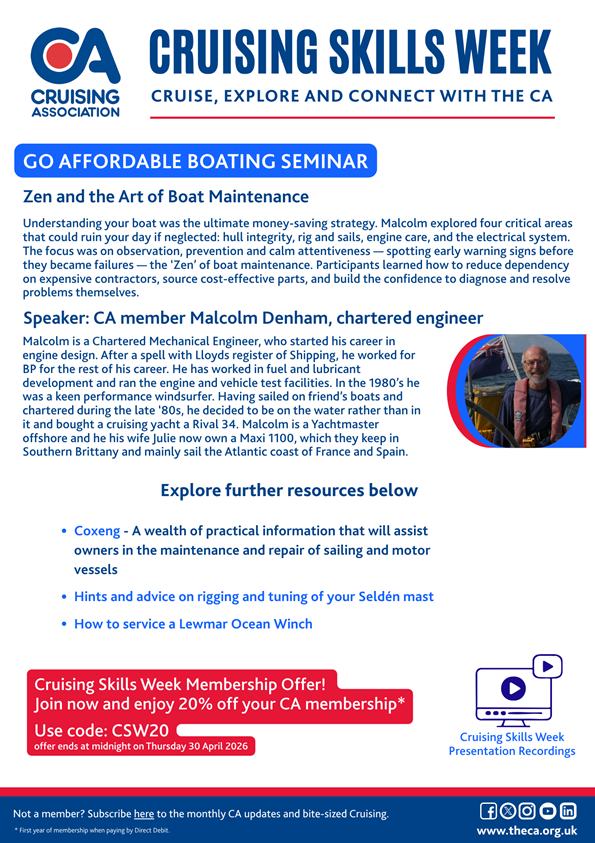 Zen and the Art of Boat Maintenance