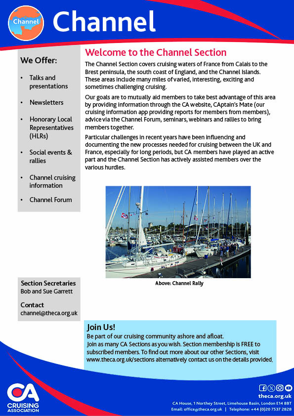 CA Channel Section flyer