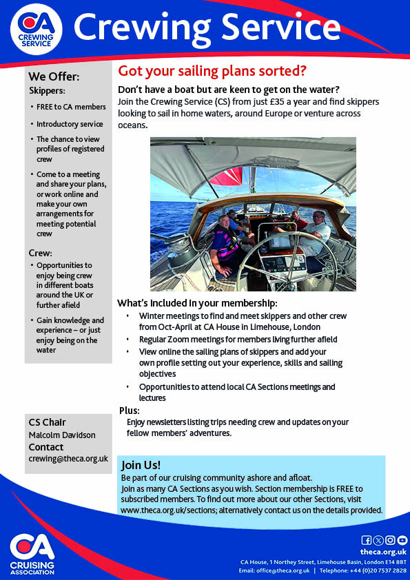 CA Crewing Service flyer
