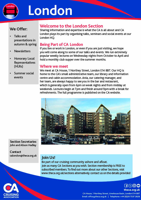 CA London Section flyer