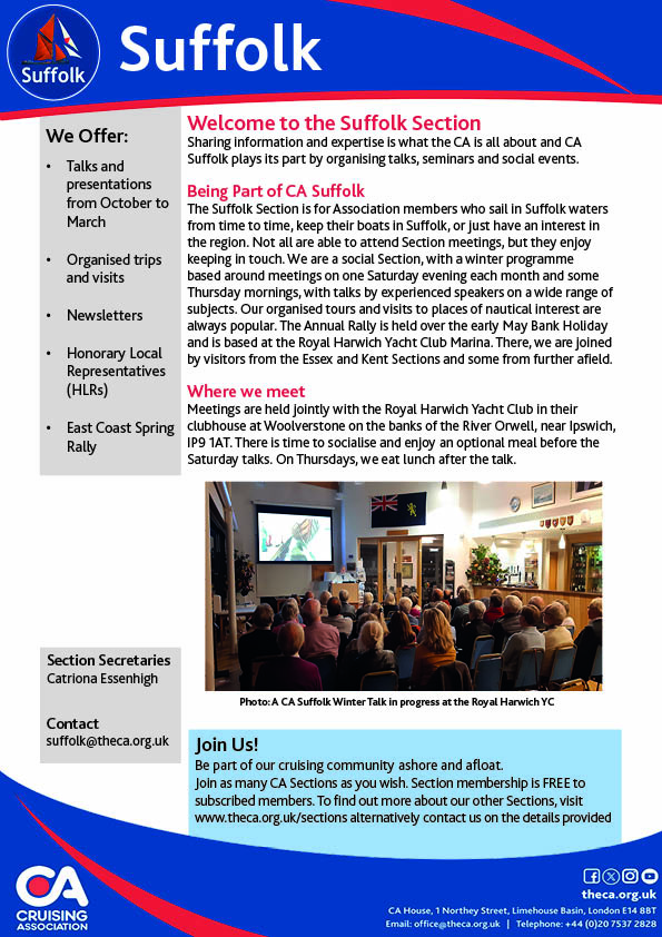 CA Suffolk Section flyer