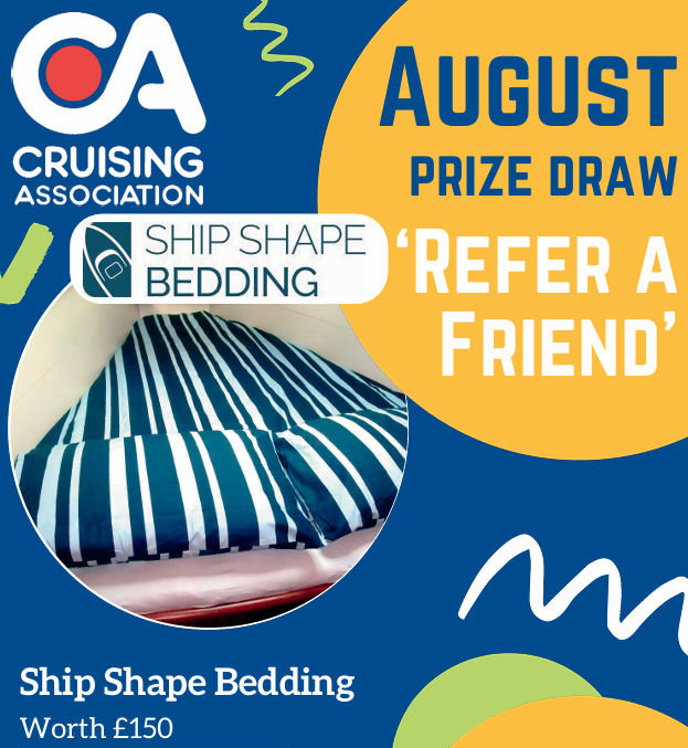 August's Refer a Friend prize draw to win a bedding bundle from Ship Shape Bedding