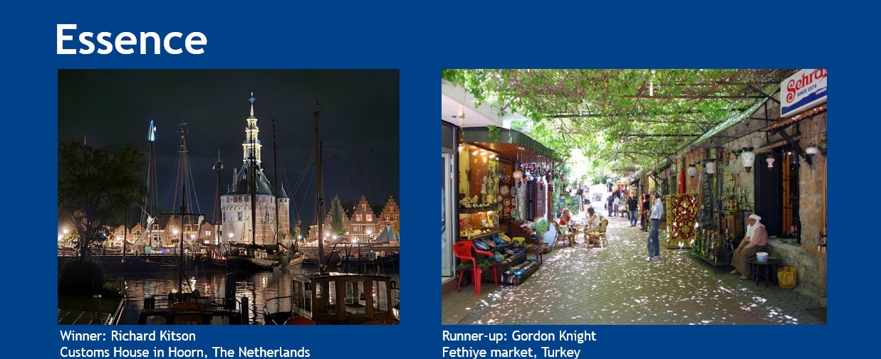 Winner and Runner-up for the Essence of the place category in the CAptain's Mate photo competition