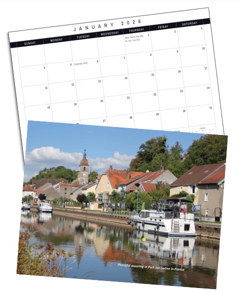 2026 European Inland Waterways calendar