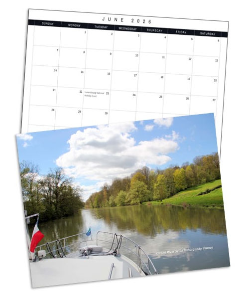 2026 European Inland Waterways calendar